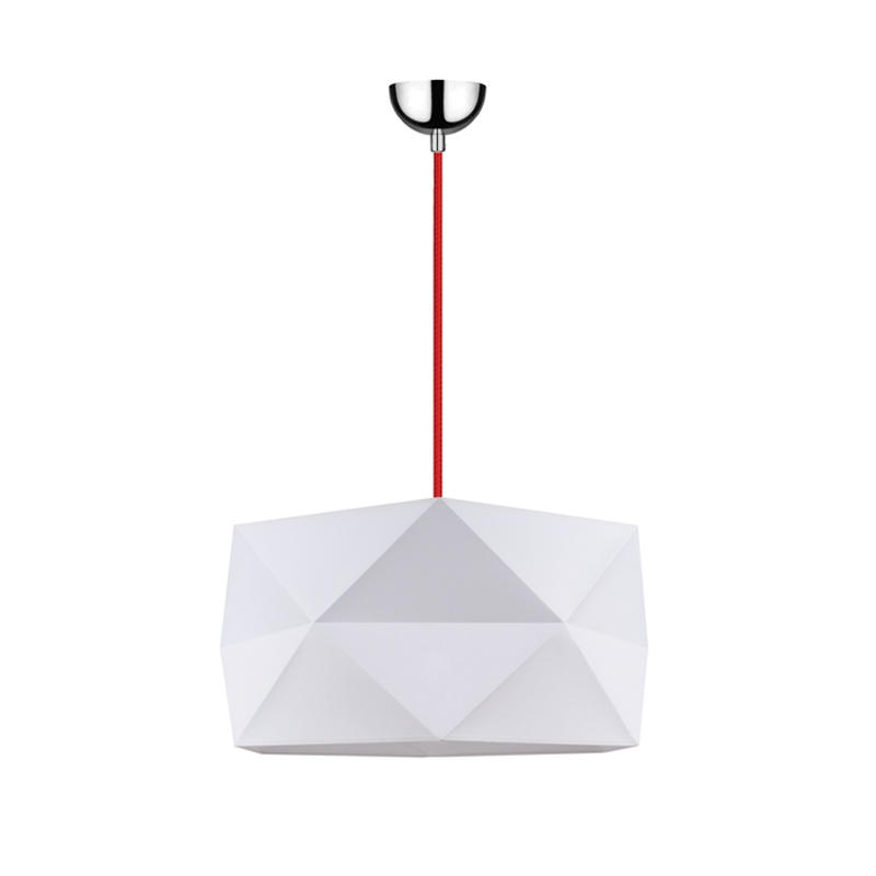 Pendul FINJA alb 1x60W, E27, metal