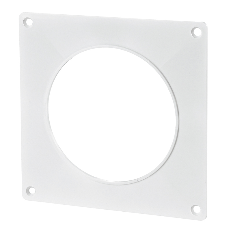 Placa fixare perete , PVC, ventilatie, diam 100mm