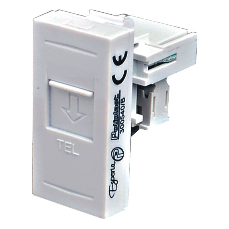 Esperia Priza telefon RJ11, alb