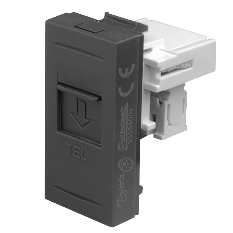 Esperia Priza telefon RJ11, negru