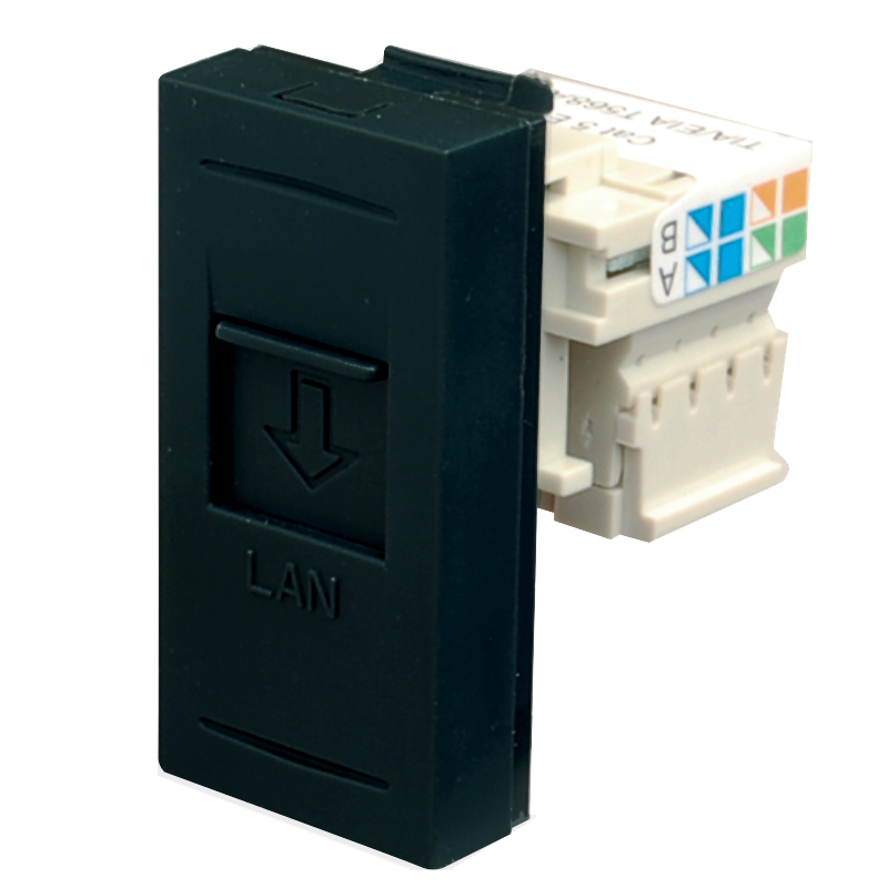 Esperia Priza computer RJ45, negru