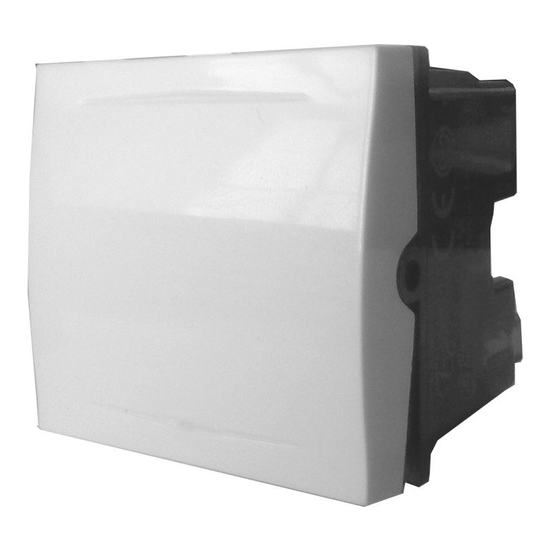 Esperia Intrerupator clapa 2 module, 16A, alb
