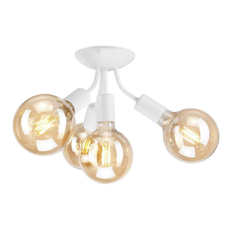 Lustra VIGGO alb 4x60W E27, metal