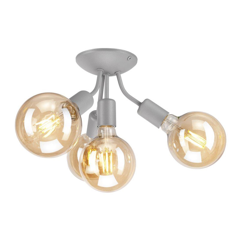 Plafoniera VIGGO argintiu 4x60W E27, metal