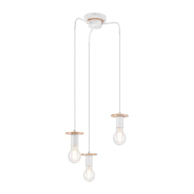 Lustra ANGELINA alb 3x60W E27, metal