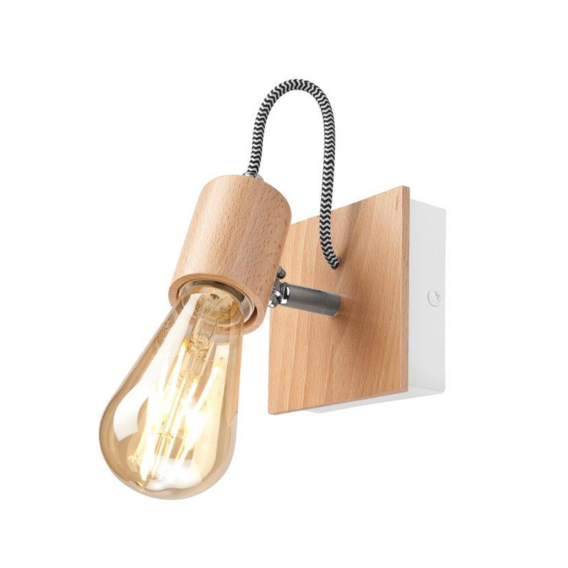 Aplica GUSTAVO alb 1x60W E27, metal