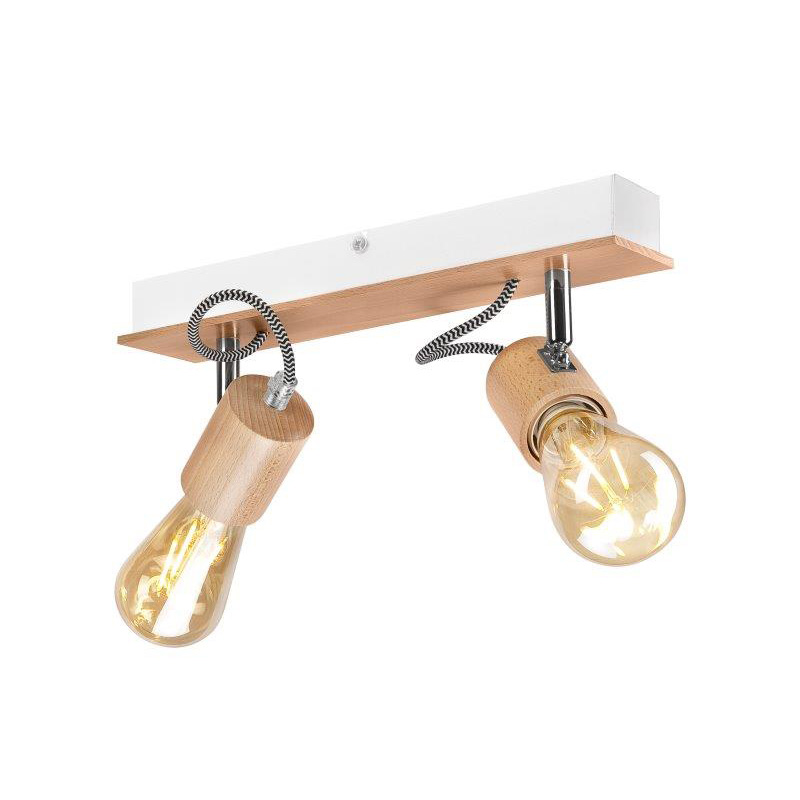 Lustra GUSTAVO alb 2x60W E27, metal