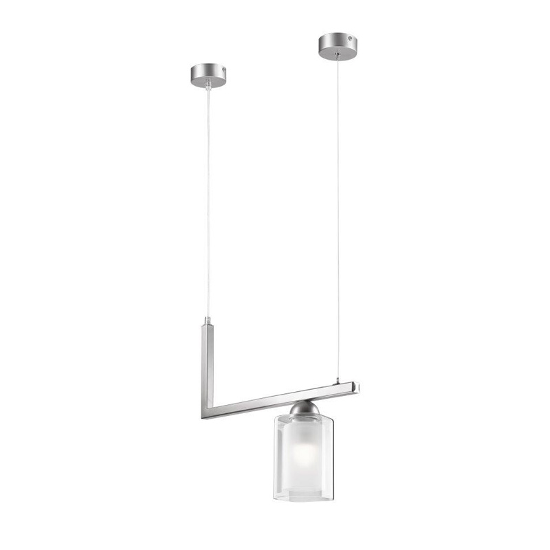 Lustra PETRA satin 1x60W E27, sticla