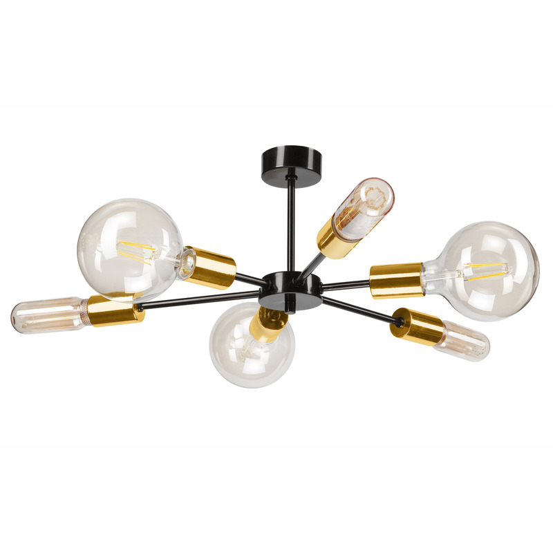 Lustra STARLA auriu 6x60W E27, metal
