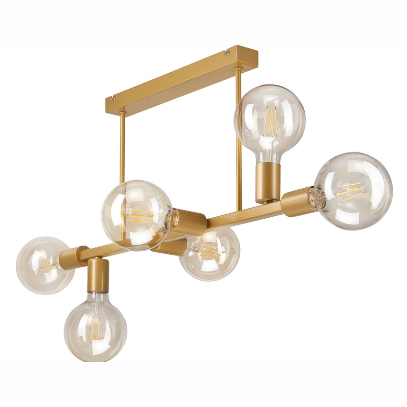 Lustra ASTRID auriu 6x60W E27, metal