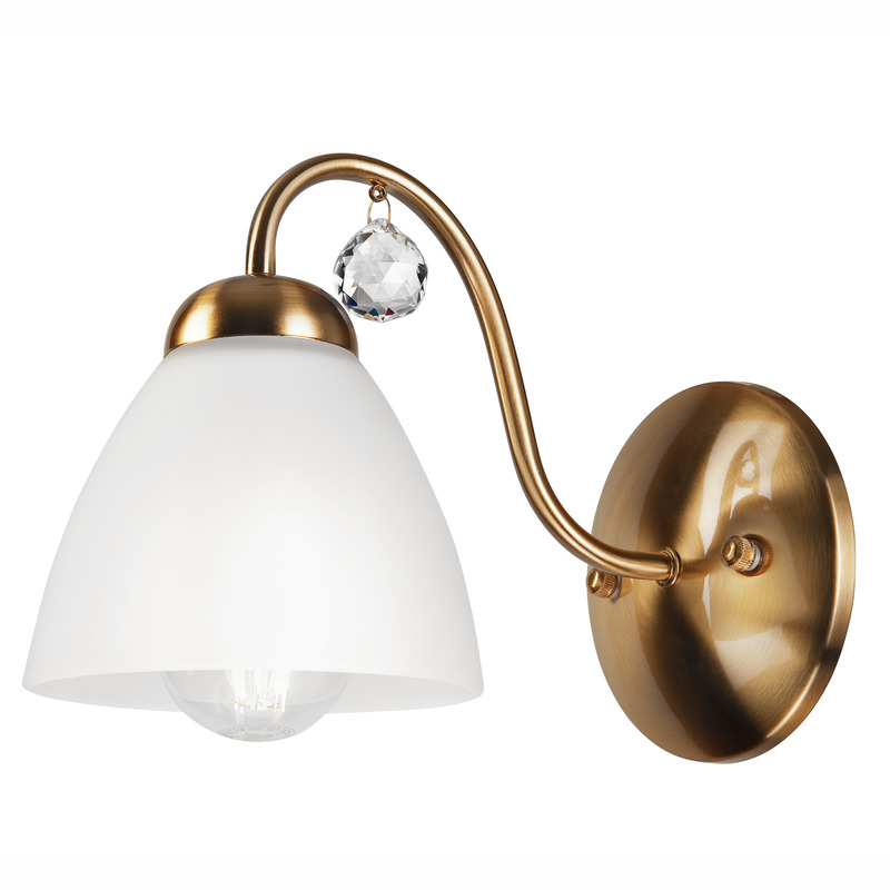Aplica MIRANDA bronz 1x60W E27, sticla