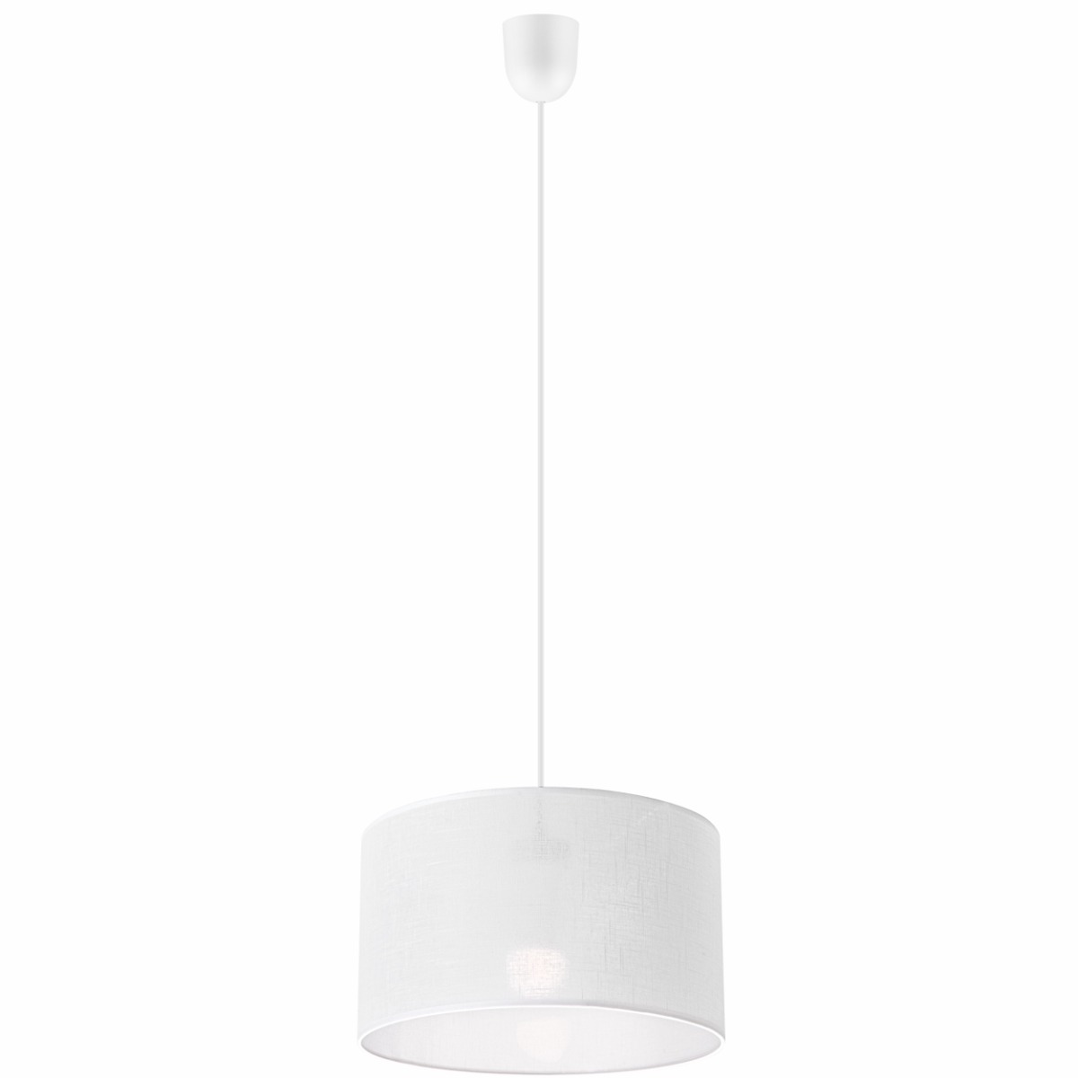 Pendul VIVIAN alb 1x60W E27, textil