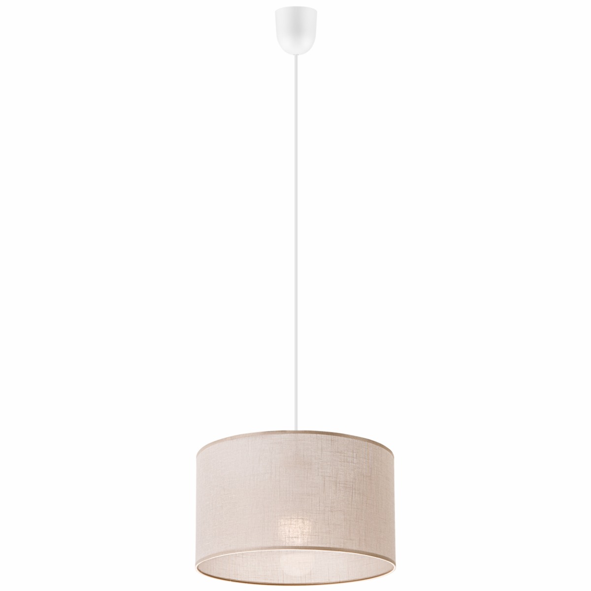 Pendul VIVIAN bej 1x60W E27, textil