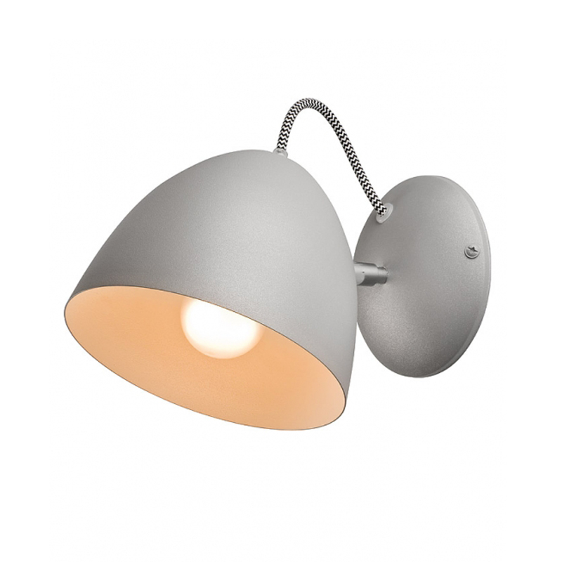 Aplica LIVIA argintiu 1x60W E27, metal