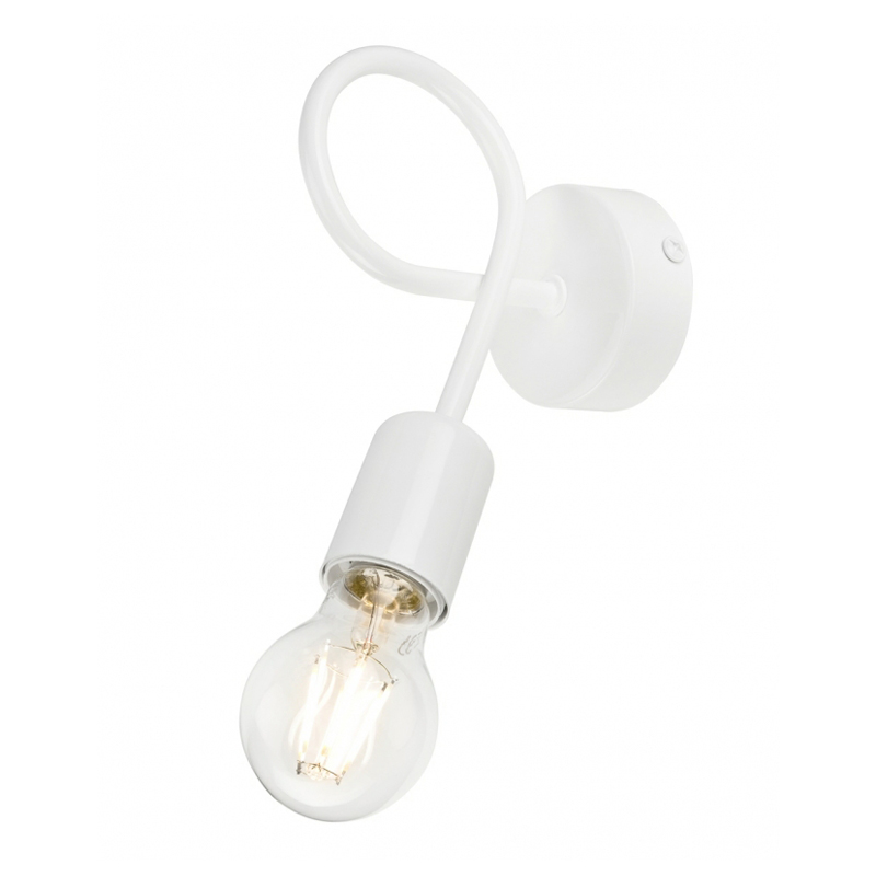 Aplica CAMILLA alb 1x60W E27, metal