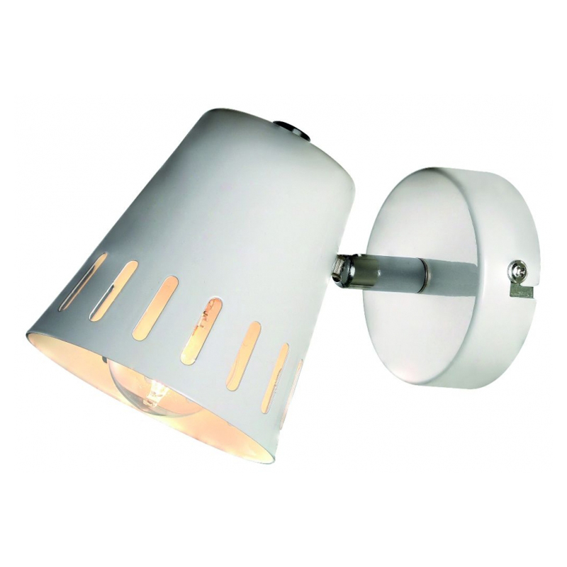 Aplica EMMA alb 1x40W E14, metal