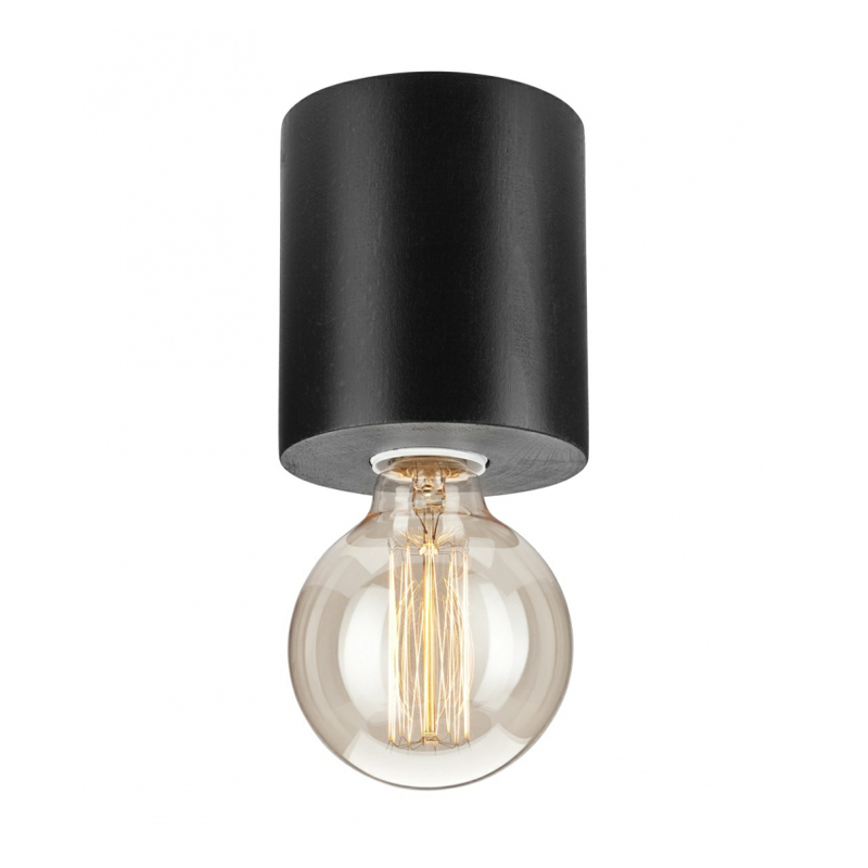 Plafoniera LEO wenge 1x60W E27, lemn