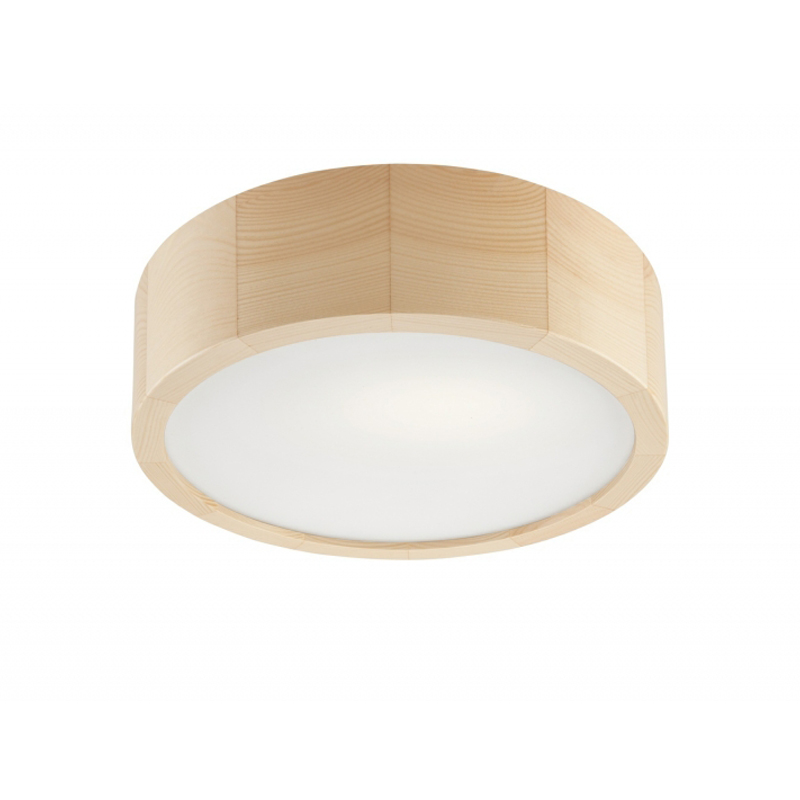 Plafoniera EVELINE pin natur 1x60W E27, sticla