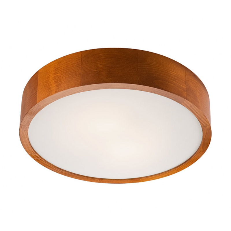 Plafoniera EVELINE pin rustic 2x60W E27, sticla