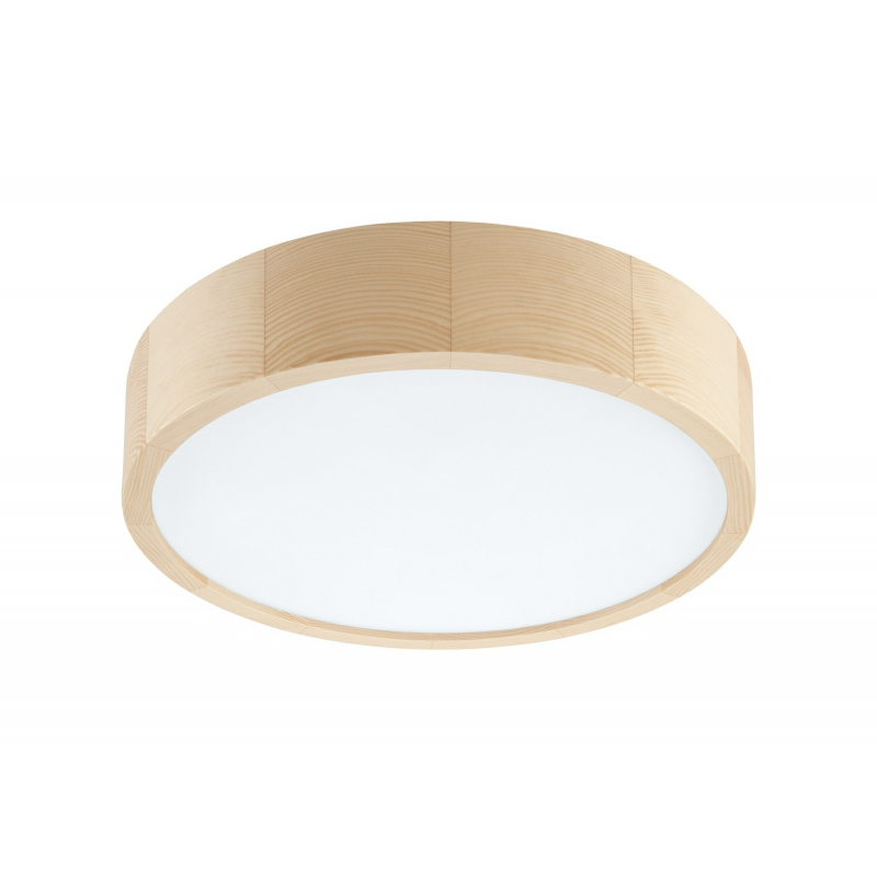Plafoniera EVELINE pin natur LED 19W, sticla