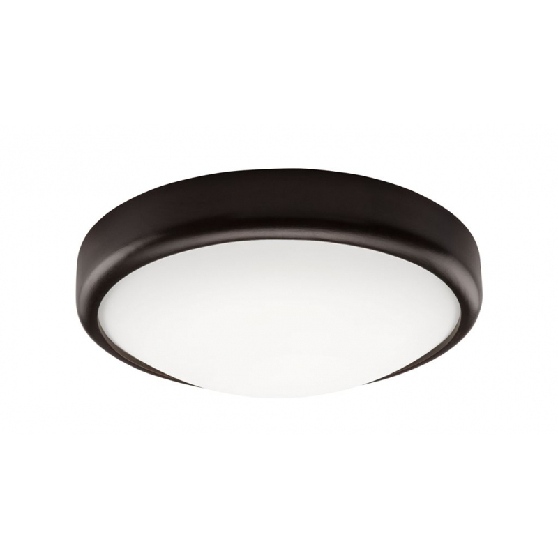 Plafoniera ANELLO pin wenge 1x60W E27, sticla