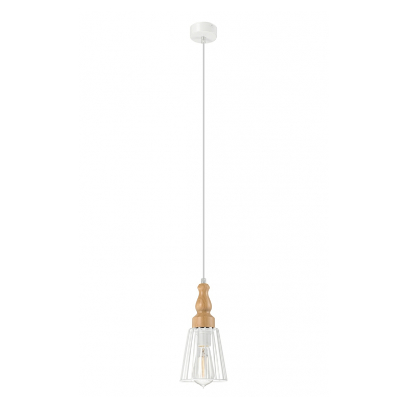 Pendul INGRID alb 1x60W E27, metal