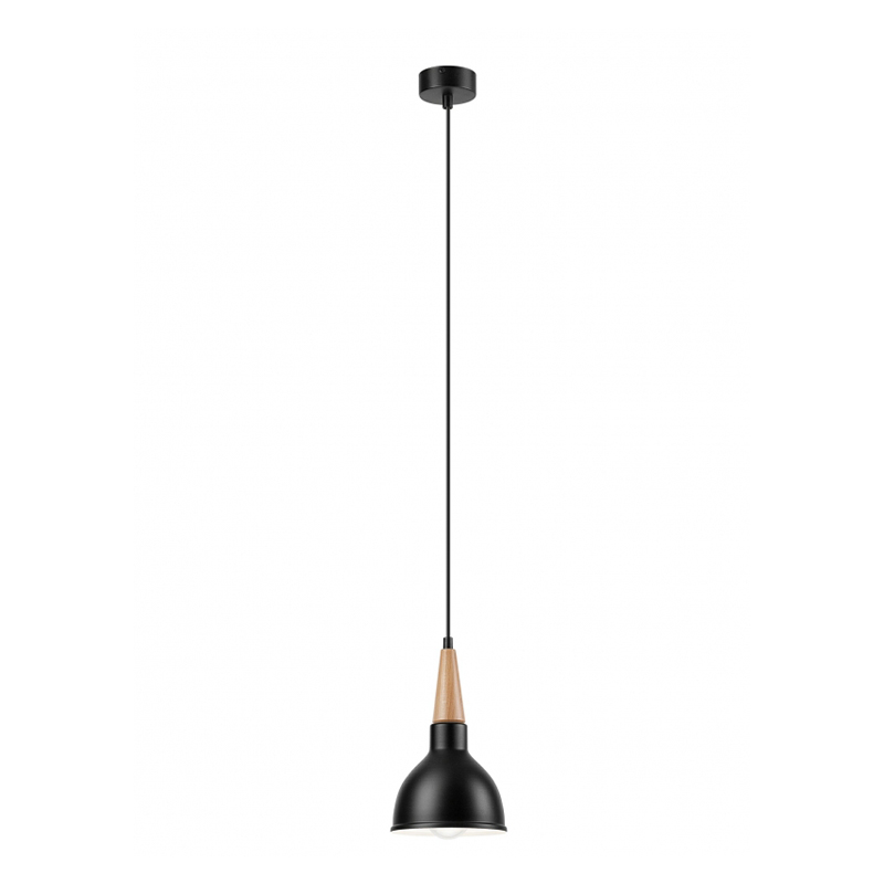 Pendul FRANCESCA negru 1x60W E27, metal