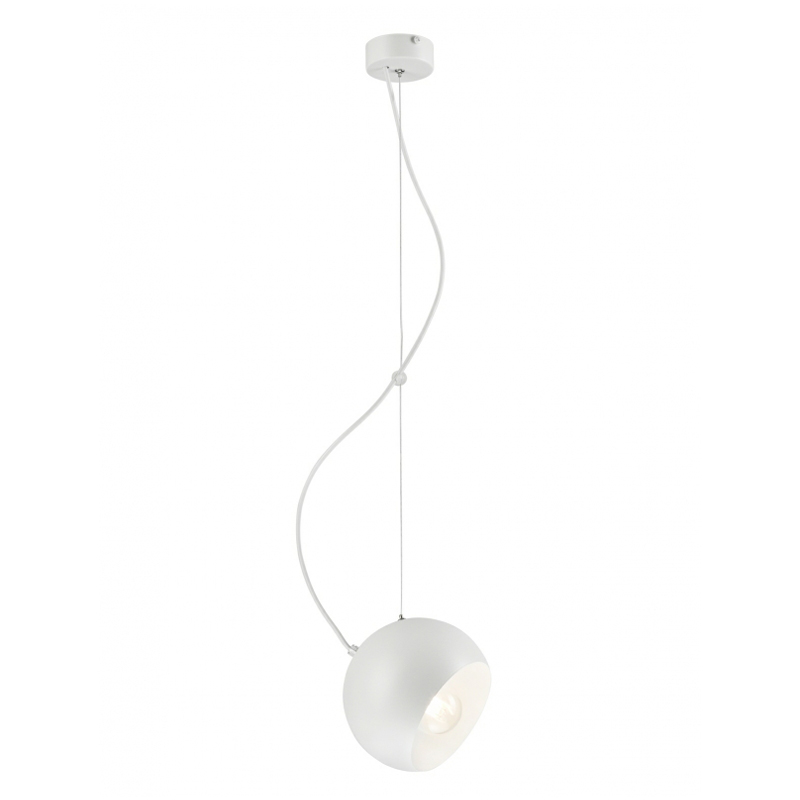 Pendul INEZ alb 1x60W E27, metal