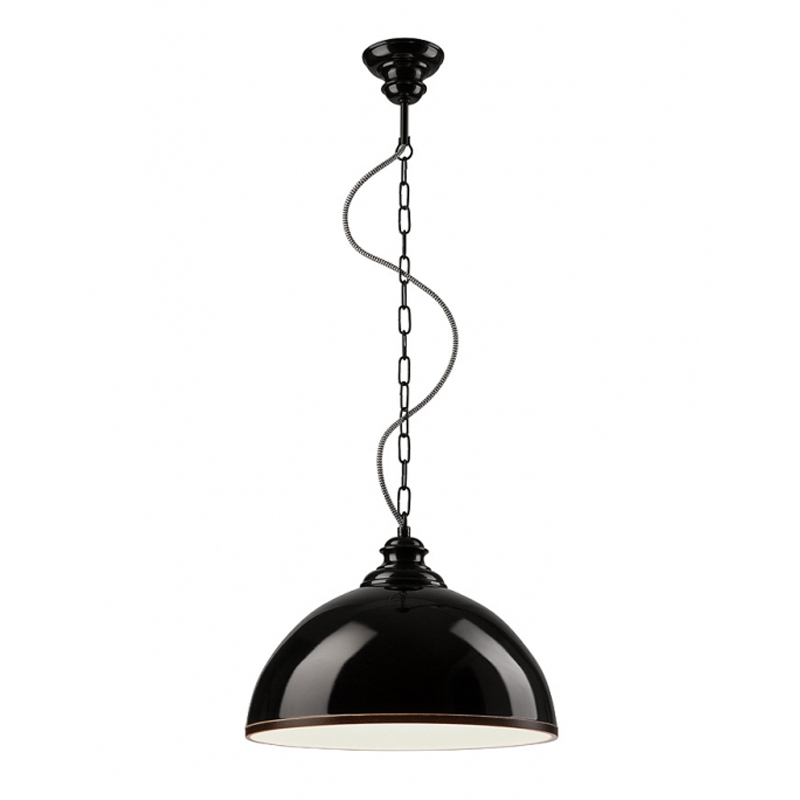 Pendul CARMEN negru 1x60W E27, sticla