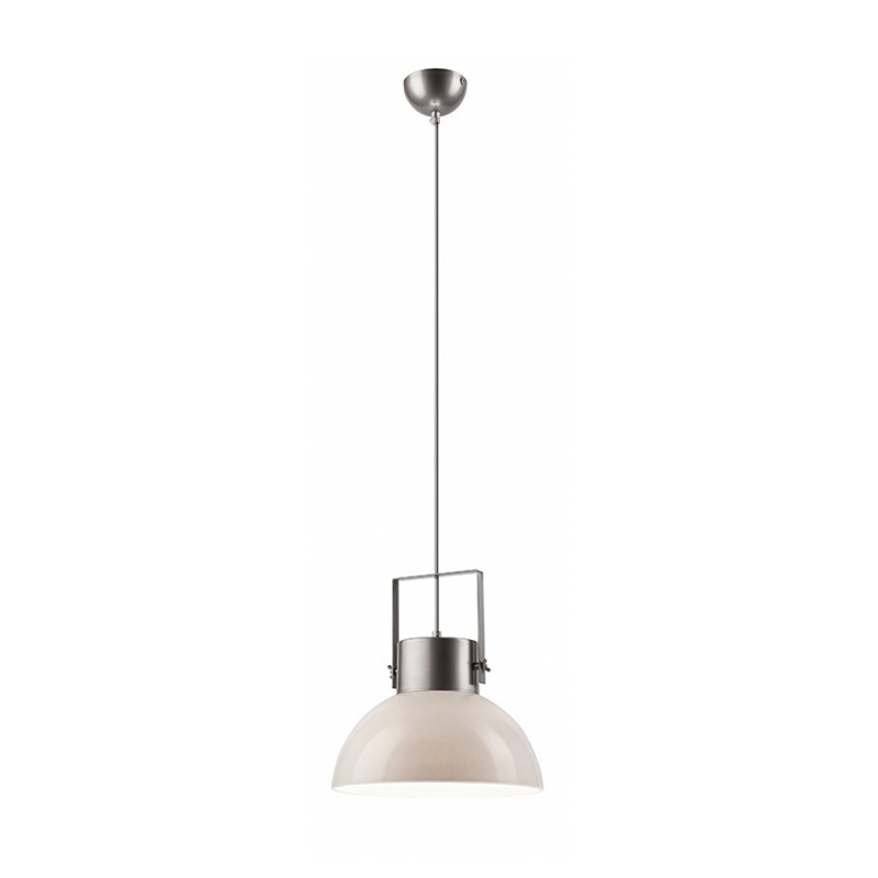 Pendul gri - alb 1x60W E27, sticla
