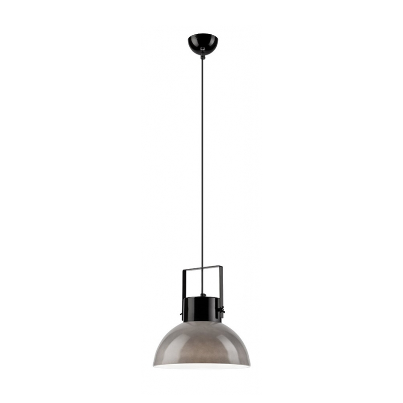 Pendul negru - gri 1x60W E27, sticla LM 1.1/74 - 33853