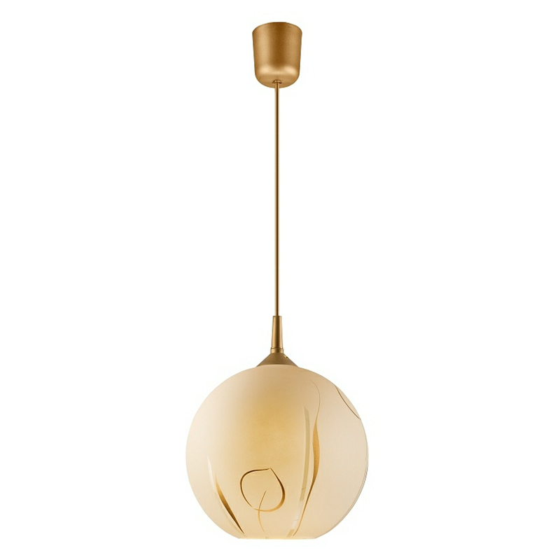 Suspensie DARCY auriu 1x60W E27, sticla - 23908