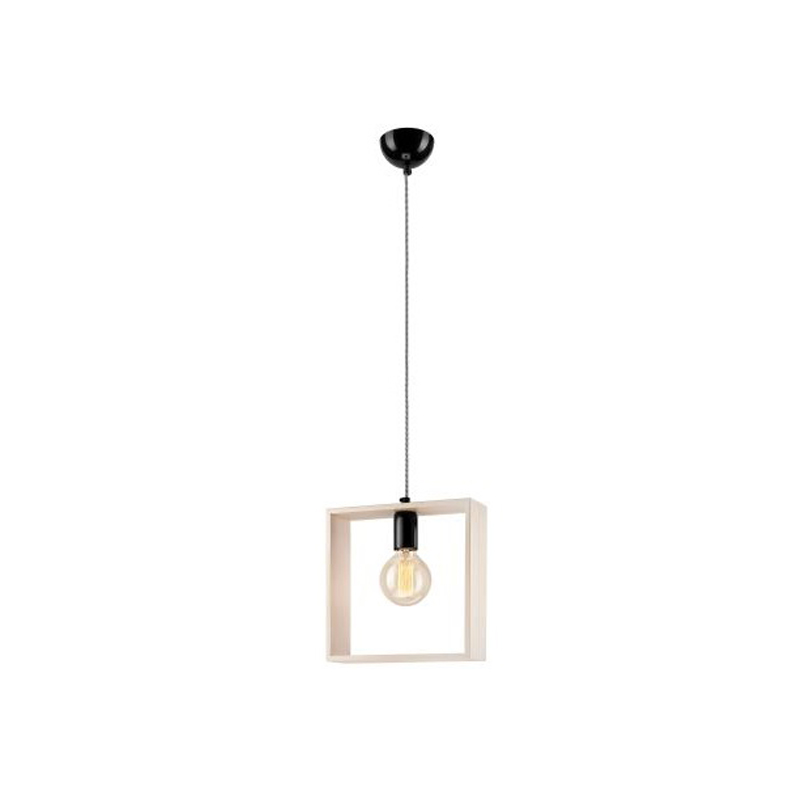 Pendul alb 1x60W E27, metal LM 1.4.1 - 34935