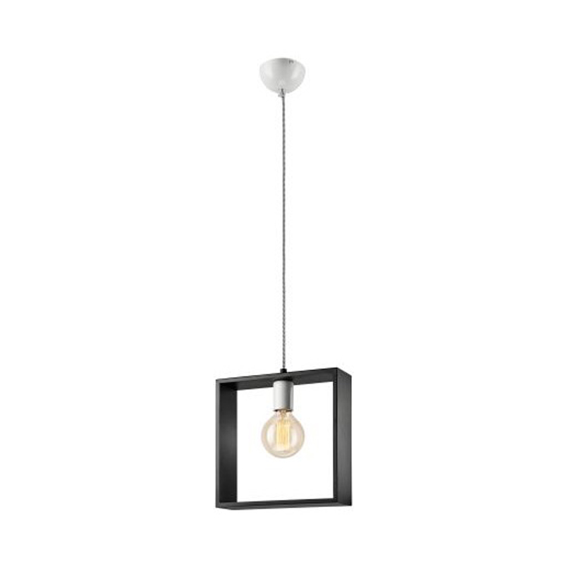 Pendul OLLE patrat wenge 1x60W E27, lemn