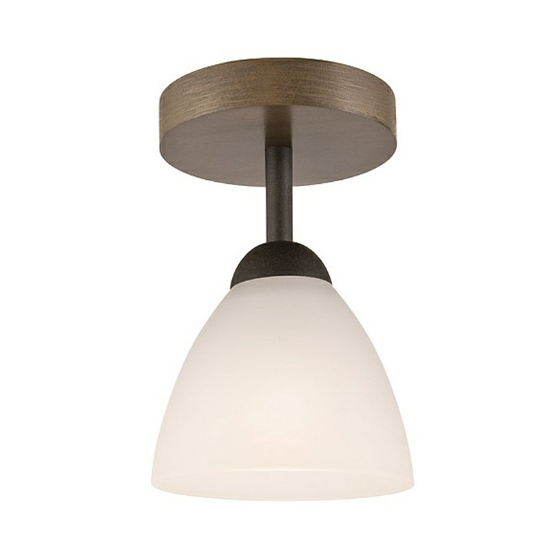 Suspensie ADRIANO sonoma, 1x60WE27, sticla