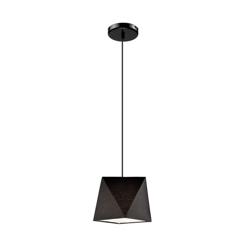 Pendul CARLA negru 1x60W E27, textil LM 1.86 - 33365