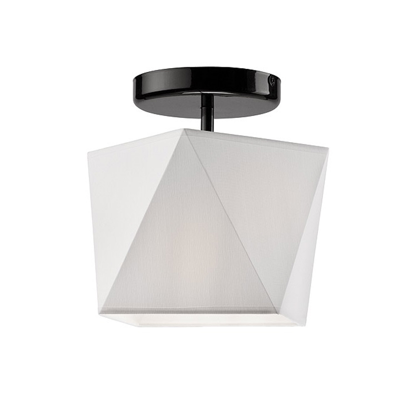 Pendul CARLA alb 1x60W E27, textil LM 1.86/A - 33396