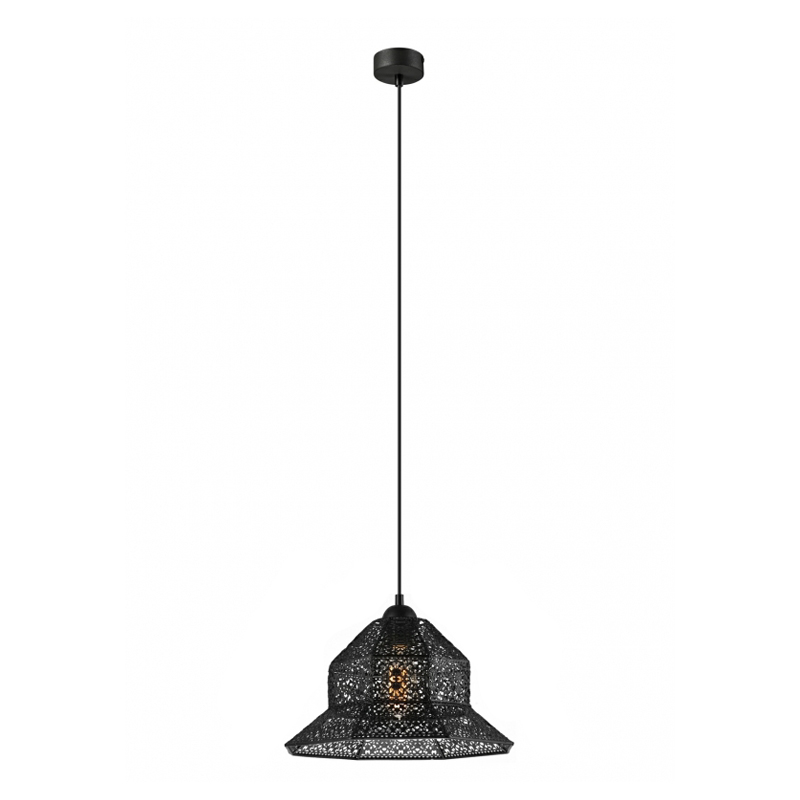 Pendul SAMIRA negru 1x60W E27, metal