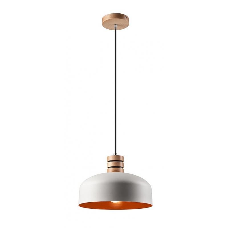Pendul COSMO alb-portocaliu 1x60W E27, metal