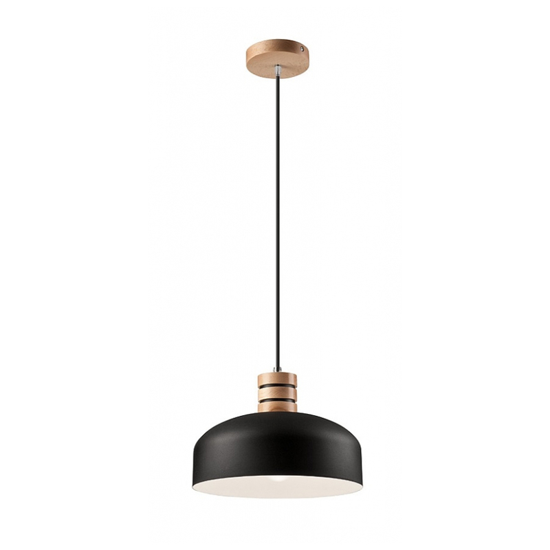 Pendul negru - alb 1x60W E27, metal