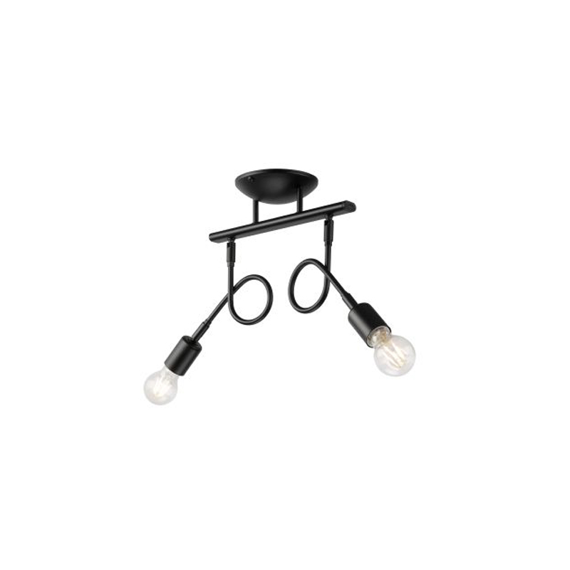Lustra HARRY negru 2x60W E27, metal