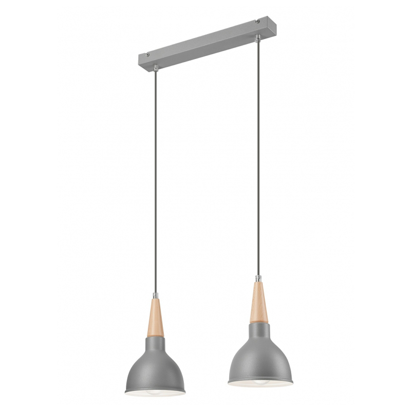Lustra FRANCESCA argintiu 2x60W E27, metal
