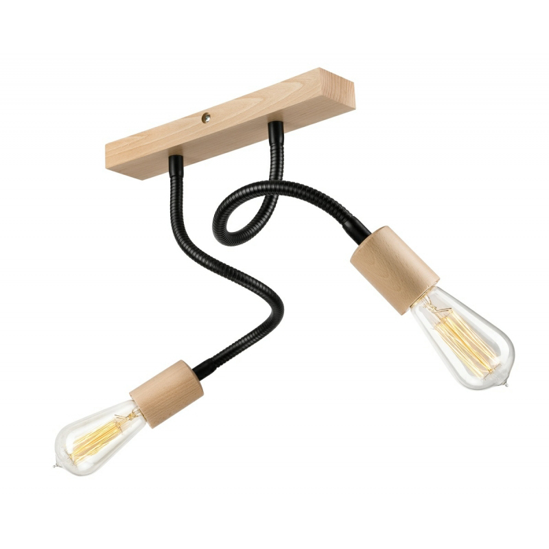 Lustra CAMERON negru 2x60W E27, metal