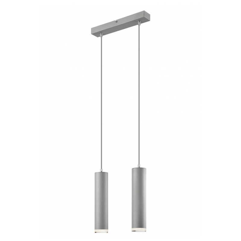 Lustra FRANCO argintiu 2x60W E27, metal
