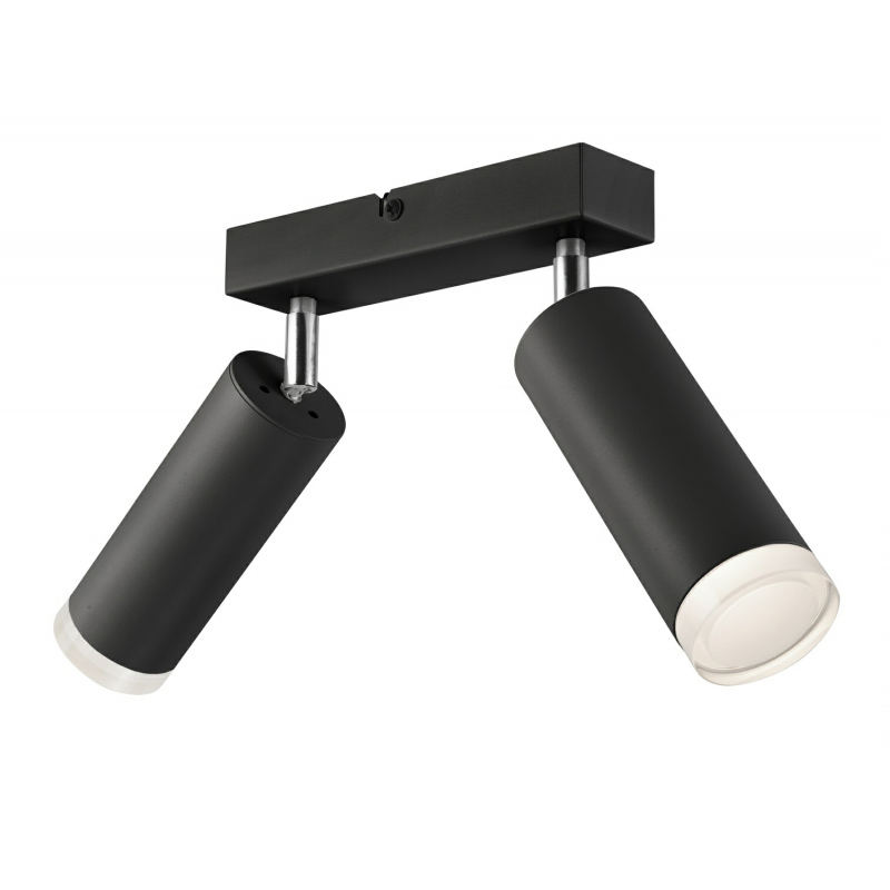 Plafoniera FELIX negru 2x60W E27 mini ball, metal