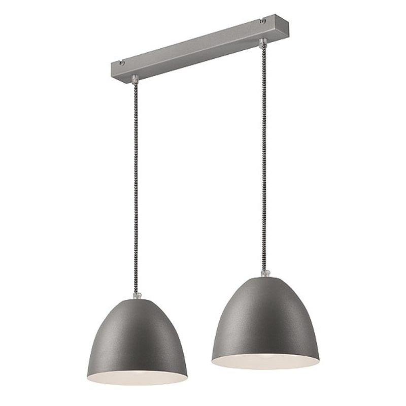 Lustra LIVIA argintiu 2x60W E27, metal