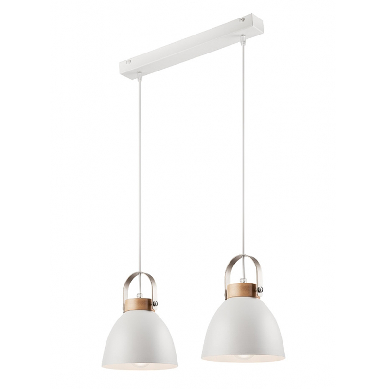 Lustra DANIELLE alb 2x60W E27, metal