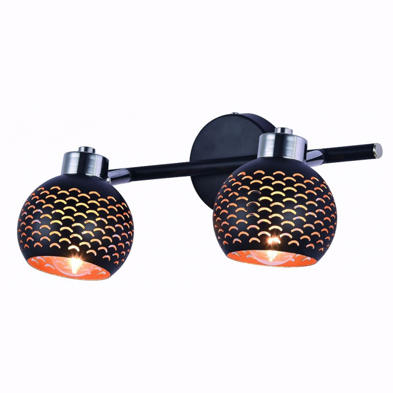 Lustra HOLLY negru 2x40W E14, metal