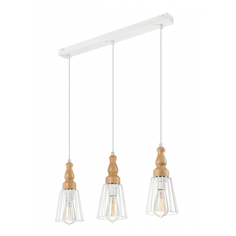 Lustra INGRID alb 3x60W E27, metal