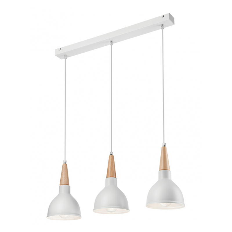 Lustra FRANCESCA alb 3x60W E27, metal